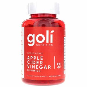 Apple Cider Vinegar Gummies, 60 Gummies, by Goli Nutrition