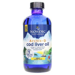 Arctic-D Cod Liver Oil Lemon, 8 Oz, by Nordic Naturals