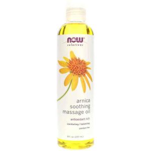 Arnica Soothing Massage Oil, 8 Oz, by NOW Foods