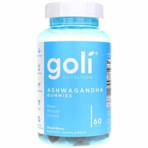 Ashwagandha Gummies, 60 Gummies, by Goli Nutrition