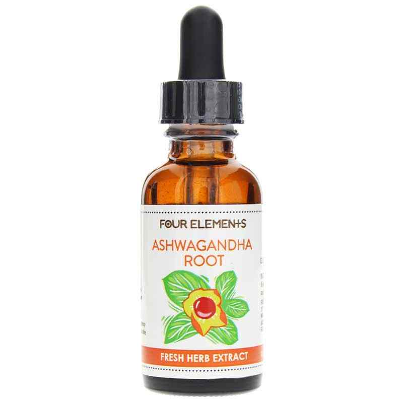 Ashwagandha Root Fresh Herb Extract, 1 Oz, by Four Elements