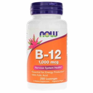 B-12 1000 Mcg, by NOW Foods