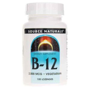 B-12 2,000 Mcg, by Source Naturals