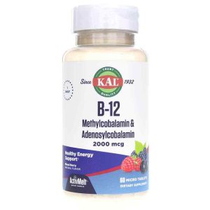 B-12 2000 Mcg as Methylcobalamin & Adenosylcobalamin Ac, by Kal