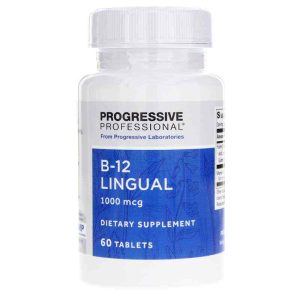 B-12 Lingual 1000 Mcg, 60 Tablets, by Progressive Labs