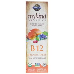 B-12 Spray Raspberry, 2 Oz, by Garden of Life mykind Organics