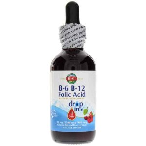 B-6 B-12 Folic Acid Dropins, by Kal