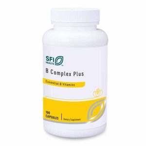 B Complex Plus, 100 Veg Capsules, by SFI Health