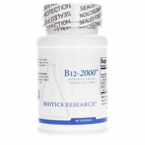 B12 2000 Lozenges, 60 Lozenges, by Biotics Research