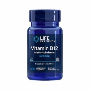 B12 500 Mcg, 100 Lozenges, by Life Extension