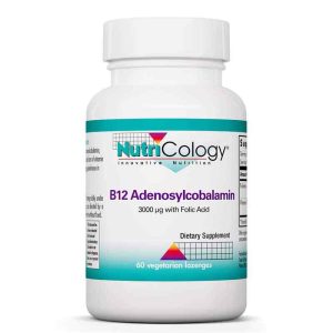 B12 Adenosylcobalamin, 60 Veg Lozenges, by Nutricology