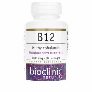B12 Methylcobalamin 1,000 Mcg, 60 Lozenges, by Bioclinic Naturals