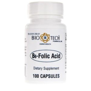 B6-Folic Acid, 100 Capsules, by Bio-Tech Pharmacal