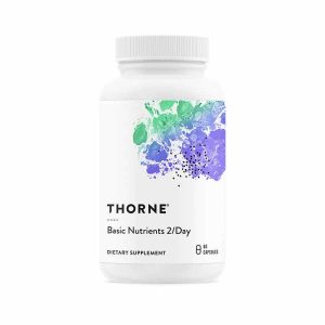 Basic Nutrients 2/Day non NSF CERTIFIED, 60 Veg Capsules, by Thorne Research