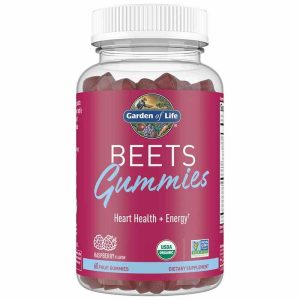 Beets Gummies Raspberry, 60 Gummies, by Garden of Life