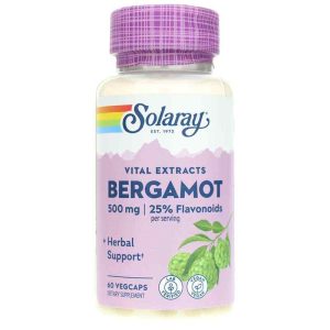 Bergamot 500 Mg, 60 Veg Capsules, by Solaray