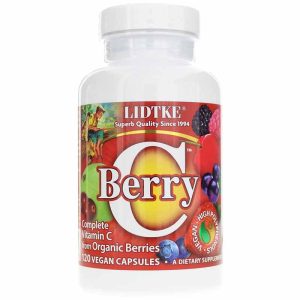Berry-C Complete Vitamin C, 120 Veg Capsules, by Lidtke