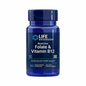 BioActive Folate & Vitamin B12, 90 Veg Capsules, by Life Extension
