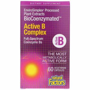 BioCoenzymated Active B Complex, 60 Veg Capsules, by Natural Factors