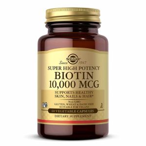 Biotin 10000 Mcg Super High Potency, by Solgar