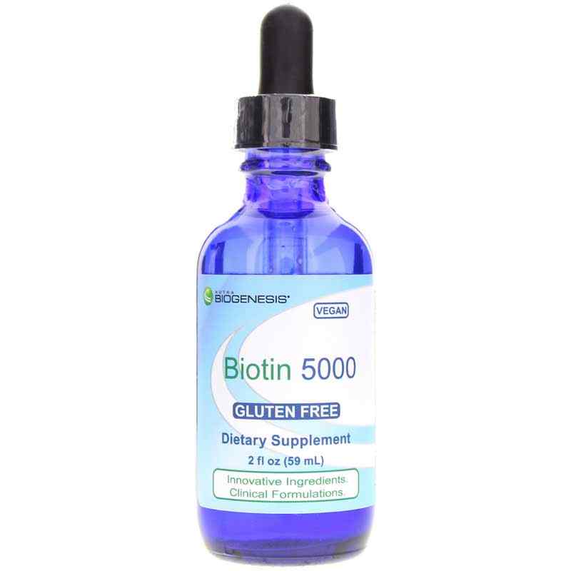 Biotin 5000, 2 Oz, by Nutra Biogenesis