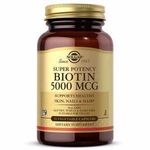 Biotin 5000 Mcg, by Solgar