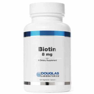 Biotin 8 Mg, 120 Veg Capsules, by Douglas Laboratories