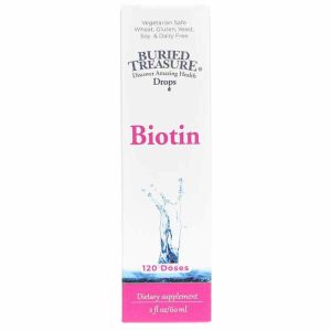 Biotin Drops, 2 Oz, by Buried Treasure
