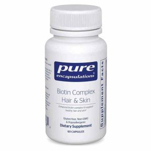 Biotin Complex Hair & Skin, 60 Capsules, by Pure Encapsulations