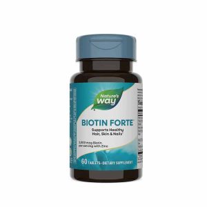 Biotin Forte without Zinc, 60 Tablets, by Natures Way