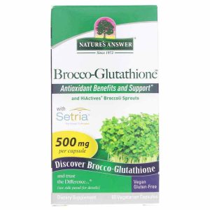Brocco-Glutathione, 60 Veg Capsules, by Natures Answer