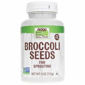 Broccoli Seeds for Sprouting, 4 Oz, by NOW Foods