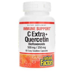 C Extra + Quercetin Bioflavonoids, 60 Capsules, by Natural Factors