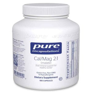 Cal/Mag (malate) 2:1, 180 Capsules, by Pure Encapsulations