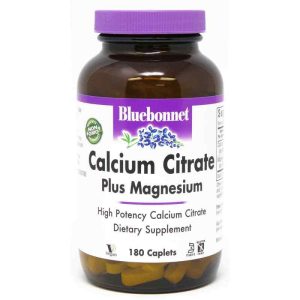 Calcium Citrate Plus Magnesium, by Bluebonnet