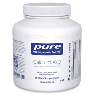 Calcium K/D, 180 Capsules, by Pure Encapsulations
