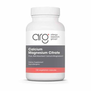 Calcium Magnesium Citrate, 100 Veg Capsules, by Allergy Research Group