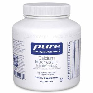 Calcium Magnesium (citrate/malate), 180 Capsules, by Pure Encapsulations