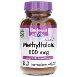 CellularActive Methylfolate 800 Mcg, 60 Veg Capsules, by Bluebonnet