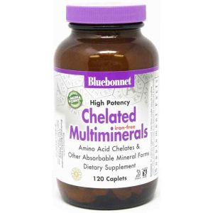 Chelated Multiminerals Iron-Free, by Bluebonnet