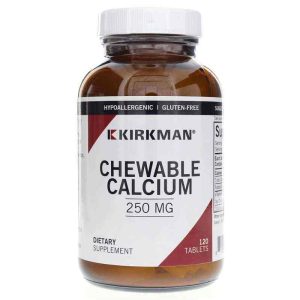 Chewable Calcium 250 Mg, 120 Chewable, by Kirkman