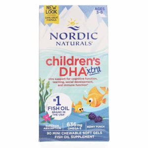 Children's DHA Xtra Softgels, 90 Softgels, by Nordic Naturals