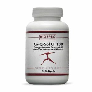 Co-Q-Sol CF 100, 60 Softgels, by BioSpec