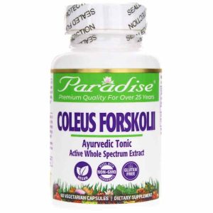 Coleus Forskolii, 60 Veg Capsules, by Paradise Herbs