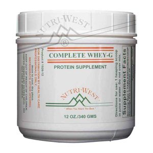 Complete Whey-G Protein Powder, 12 Oz, by Nutri-West