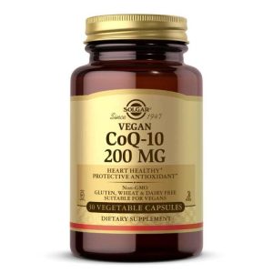 CoQ-10 200 Mg Vegan, 30 Vegan Capsules, by Solgar