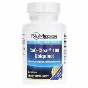 CoQ-Clear 100 Ubiquinol, 60 Softgels, by NuMedica