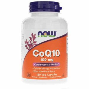 CoQ10 100 Mg with Hawthorn Berry, by NOW Foods