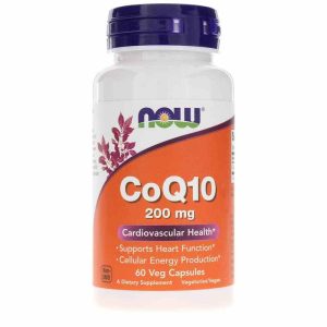 CoQ10 200 Mg, 60 Veg Capsules, by NOW Foods