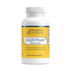 CoQ10 Power 400 Mg, 60 Softgels, by Researched Nutritionals
